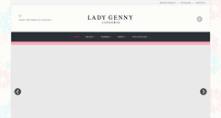 Desktop Screenshot of ladygenny.com