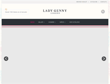 Tablet Screenshot of ladygenny.com